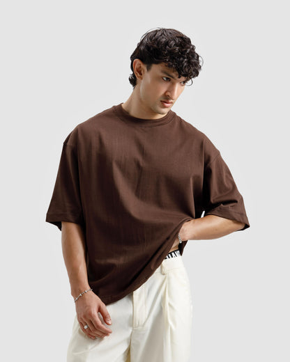 Boxy Seam Detail Basic Essential