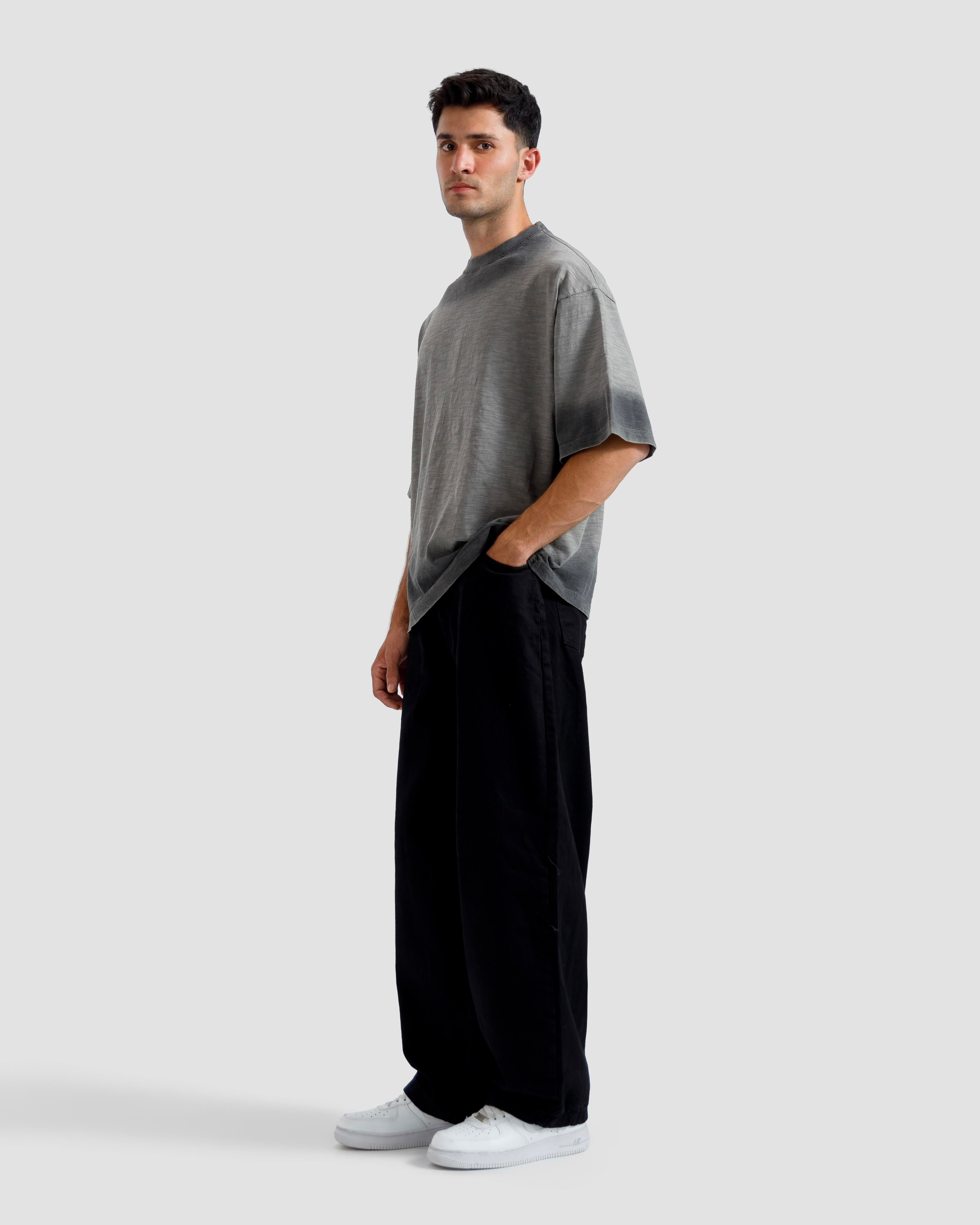 Slub Textured Washed T-Shirt