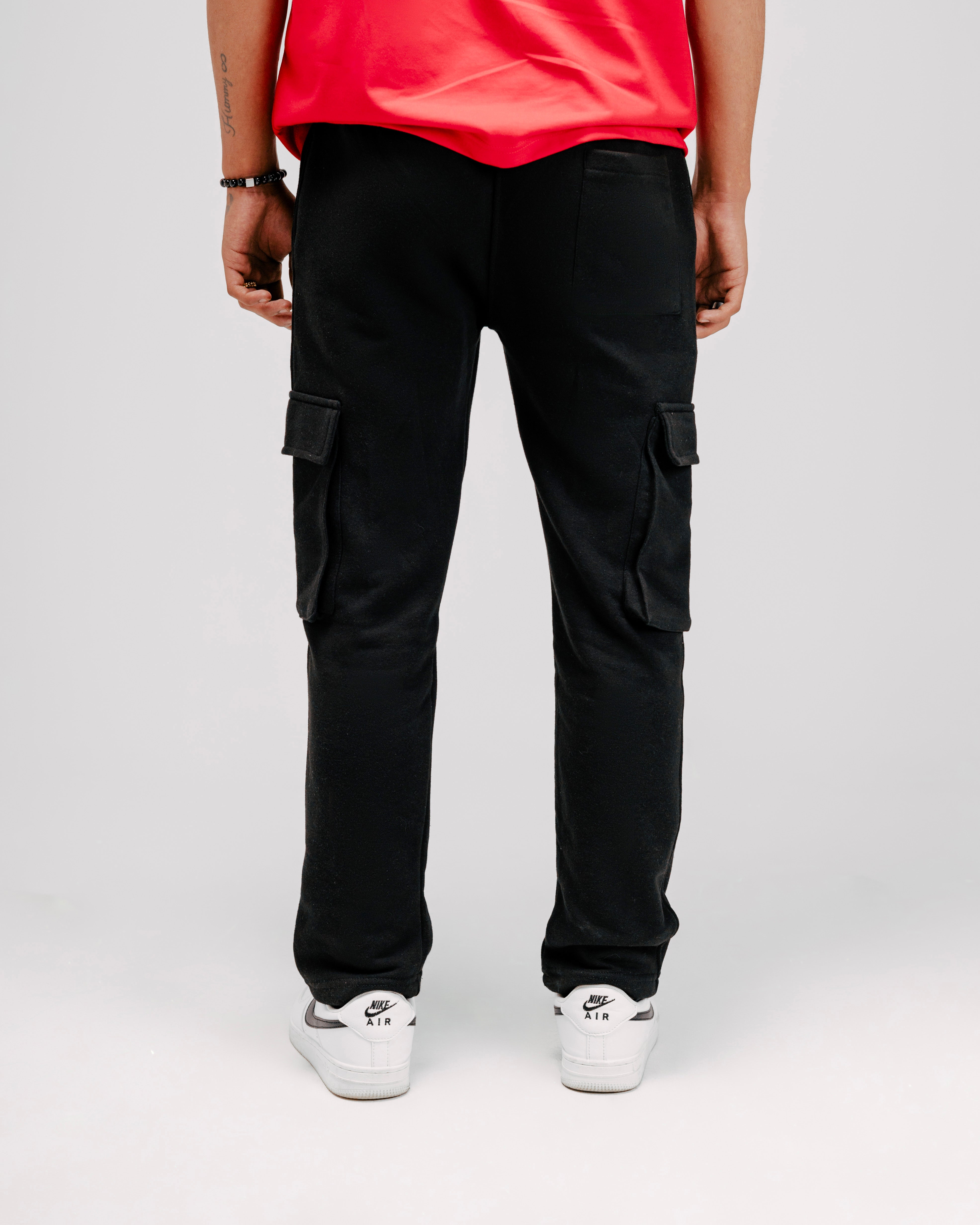 Black Cargo Trousers