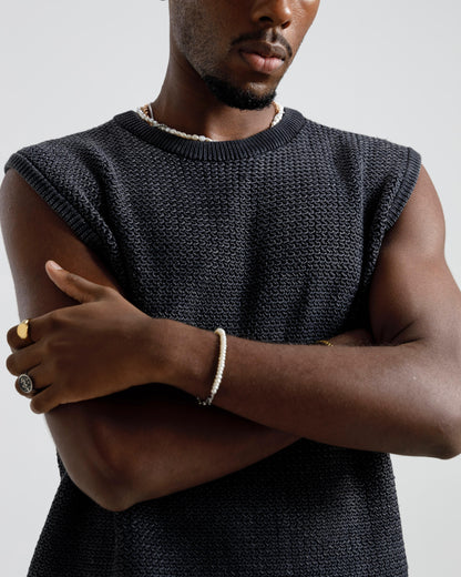 Washed Knit Vest