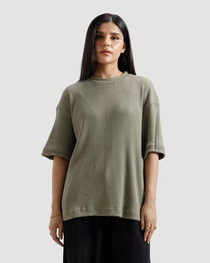 Waffle Knit Essential Tshirt