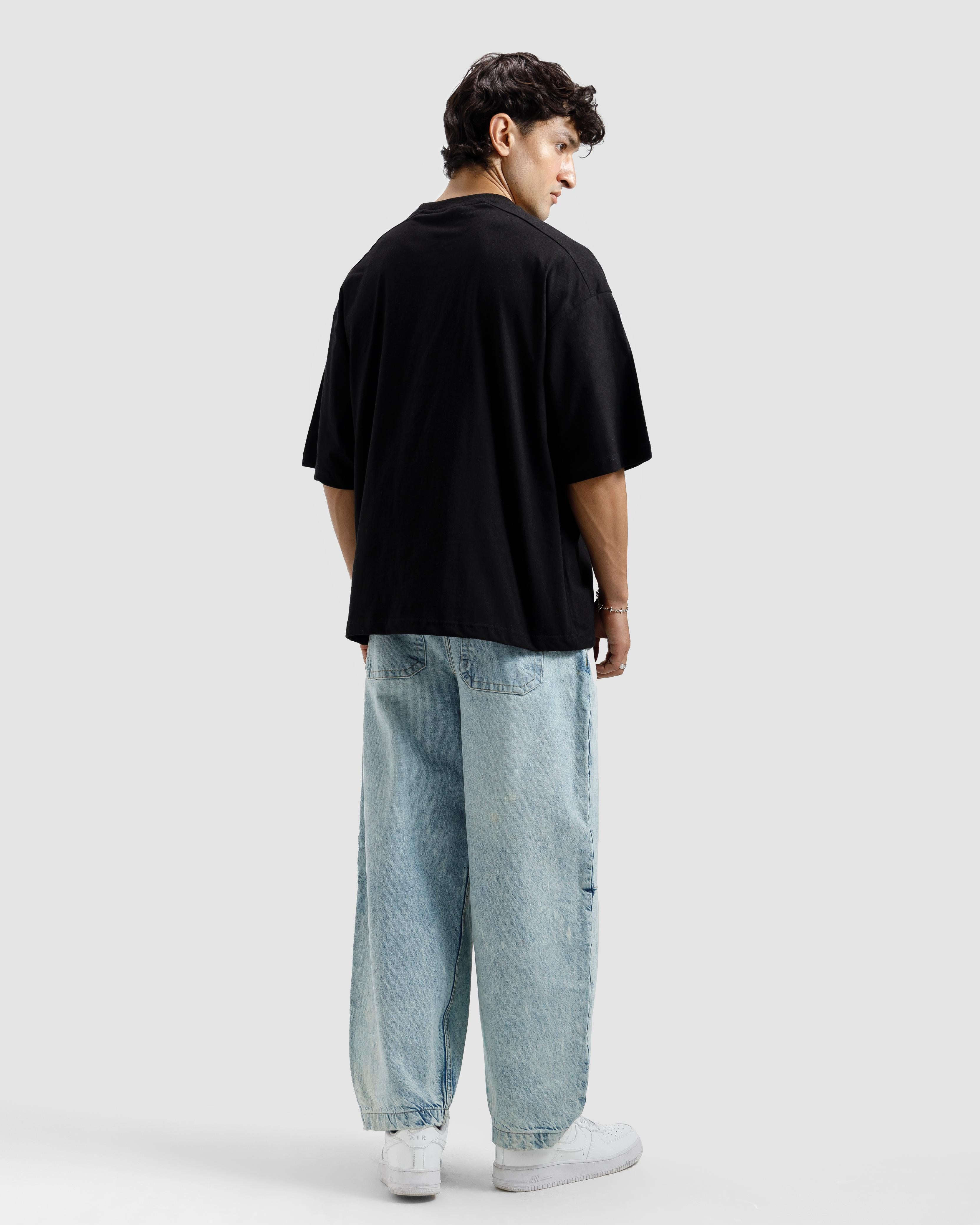 Boxy Shoulder Detail Basic Essential