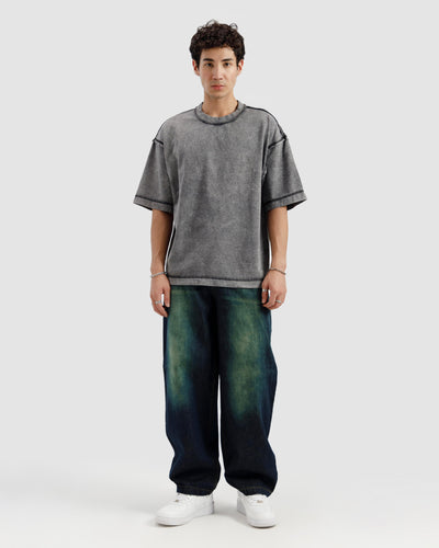 Raw Details Washed Boxy Tshirt