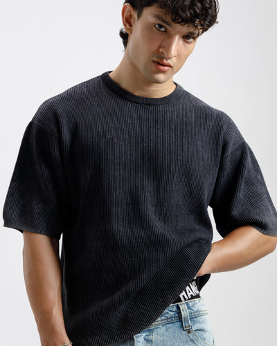 Washed Knit Basic Essential