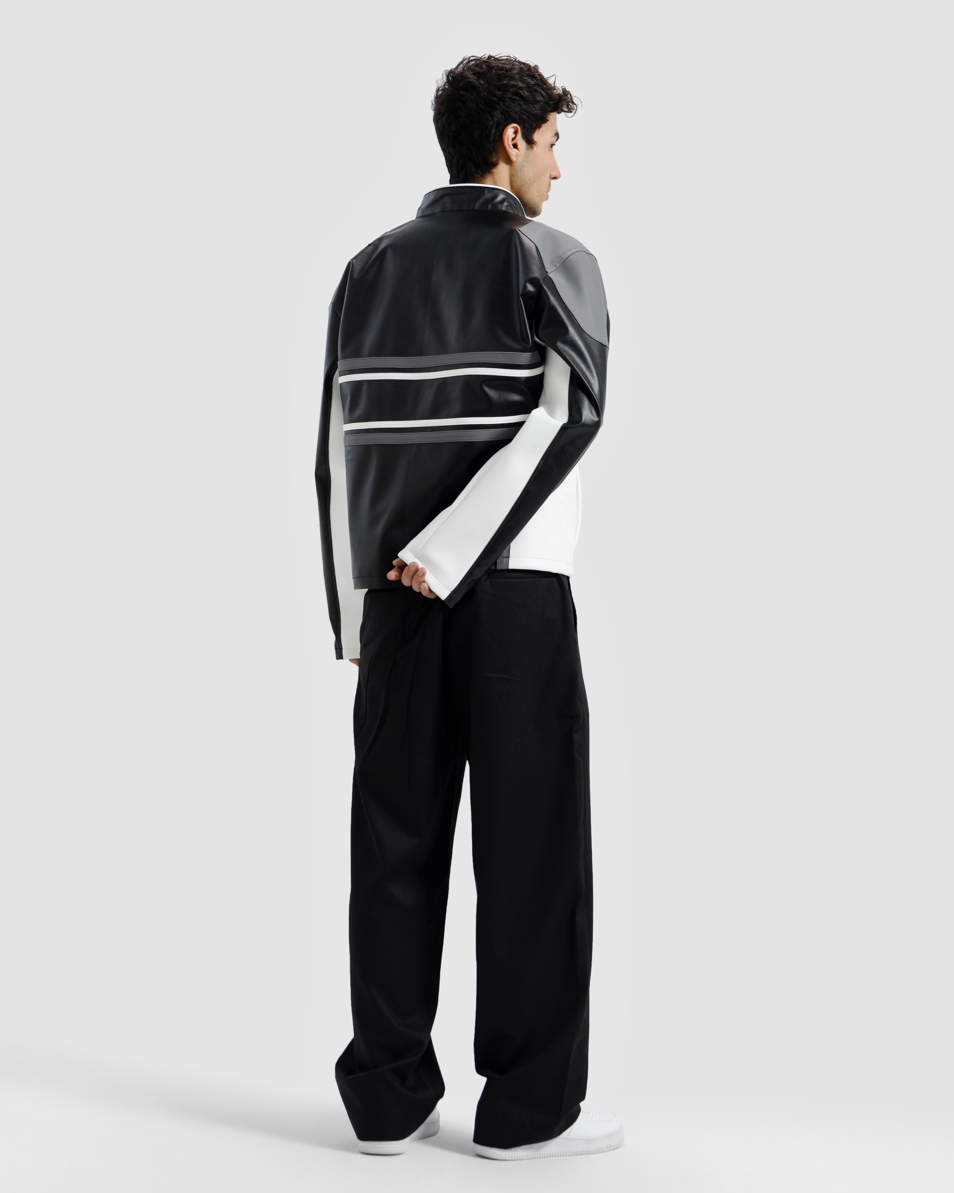 Faux Leather Biker Jacket