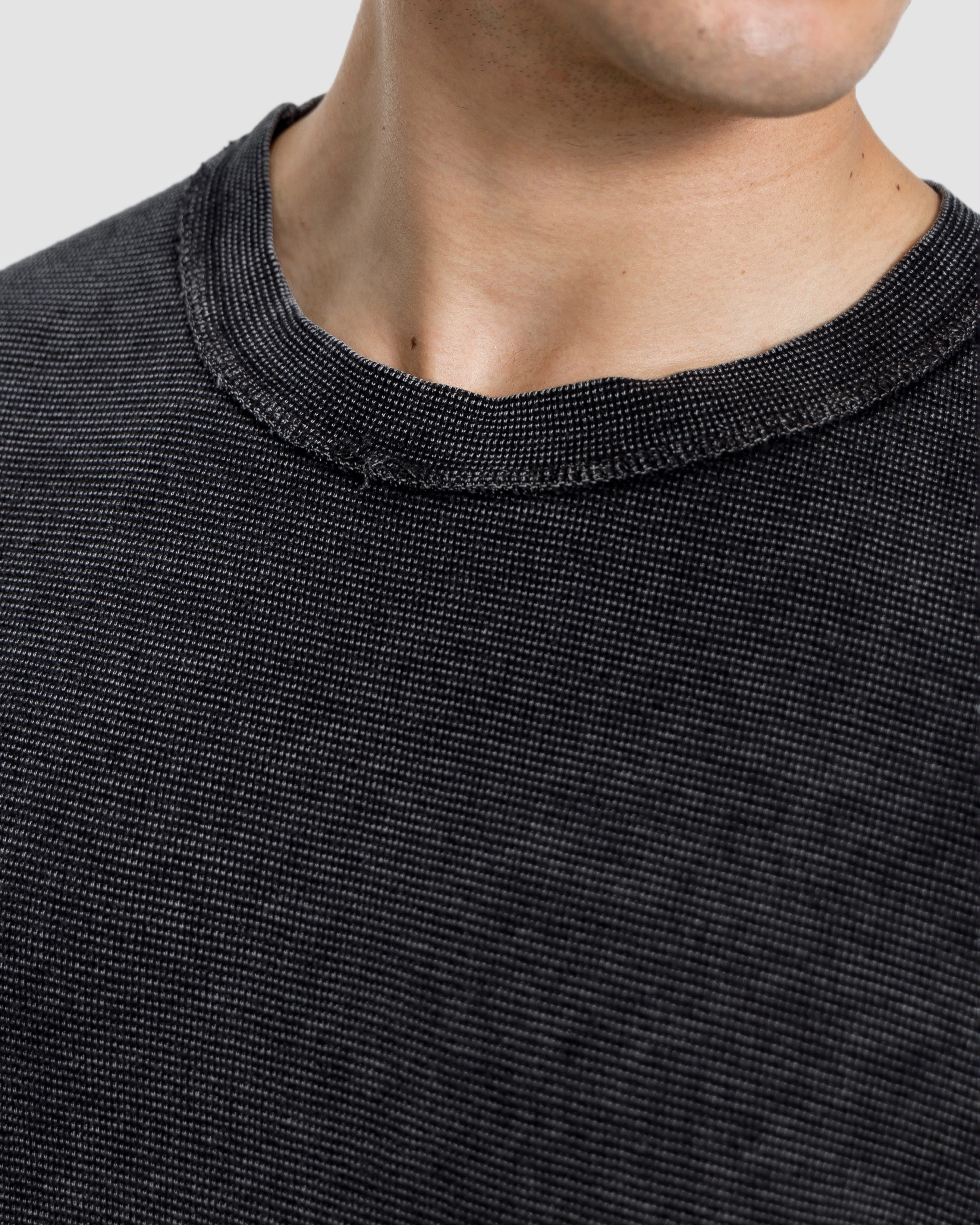 Washed Knit Shoulder Detail Essential Tshirt