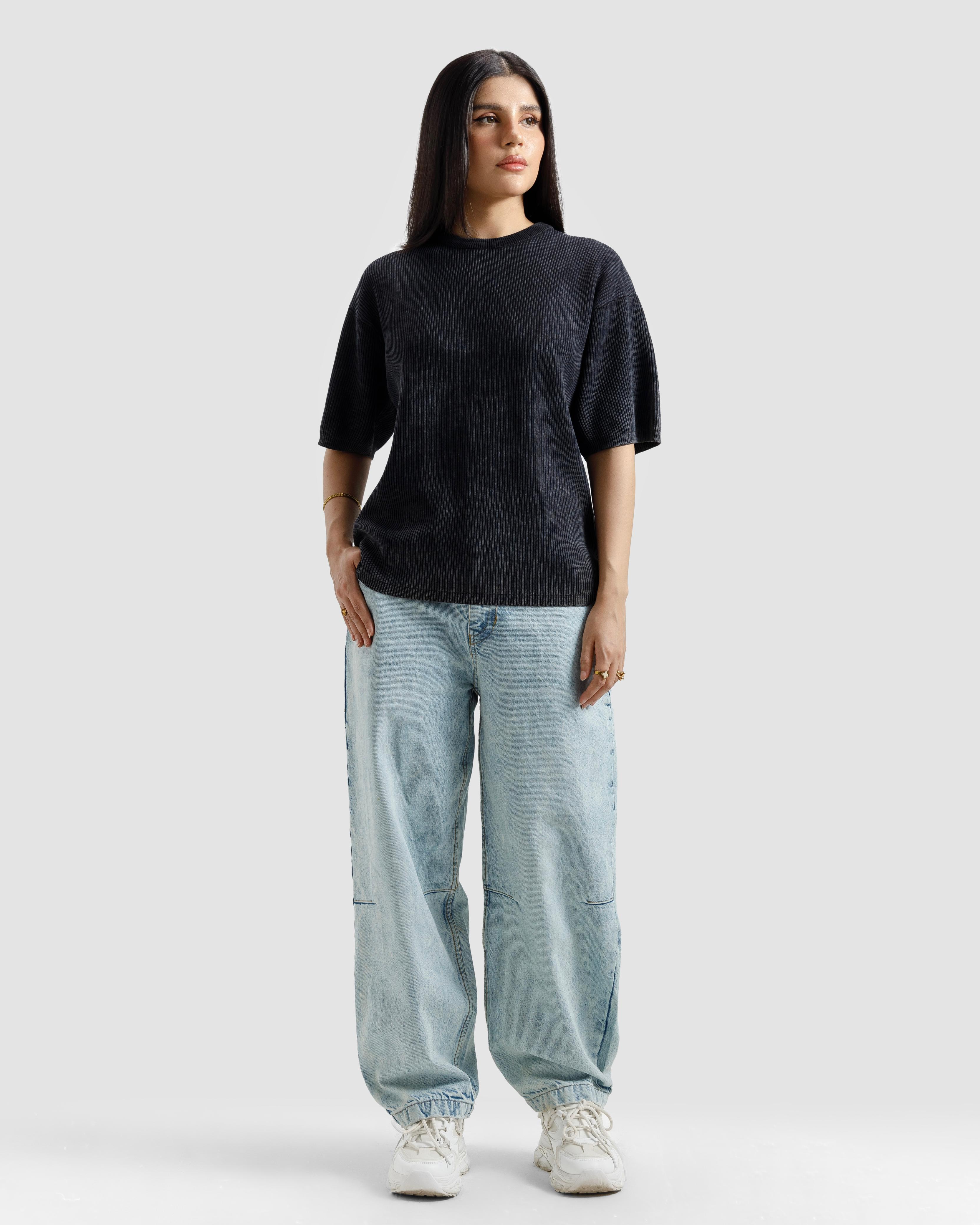 Washed Knit Basic Essential