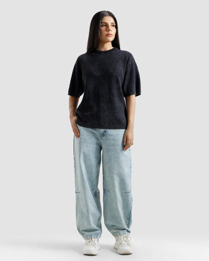 Washed Knit Basic Essential