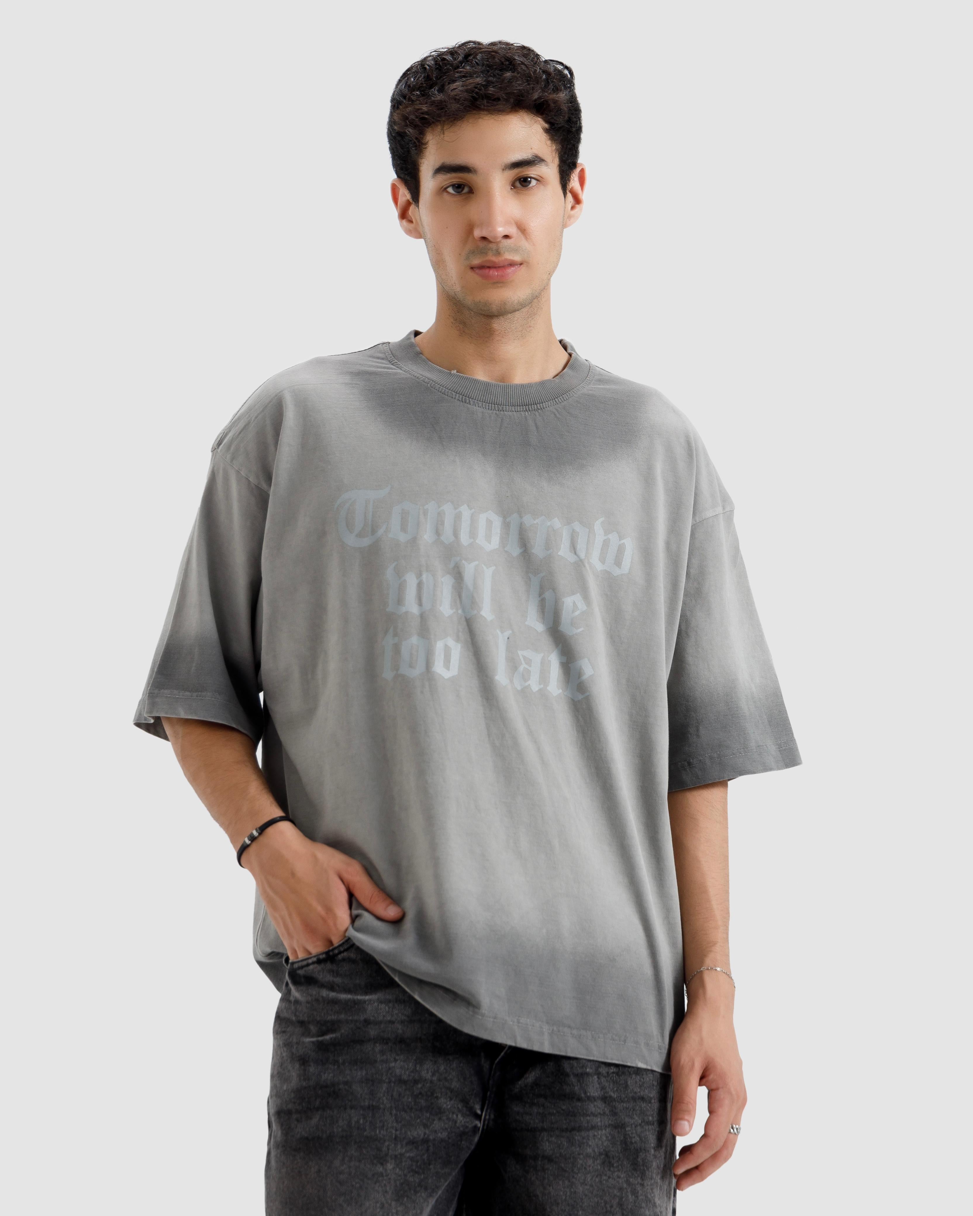 Washed Printed Tshirt