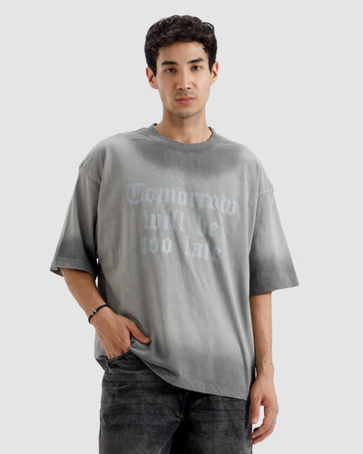 Washed Printed Tshirt