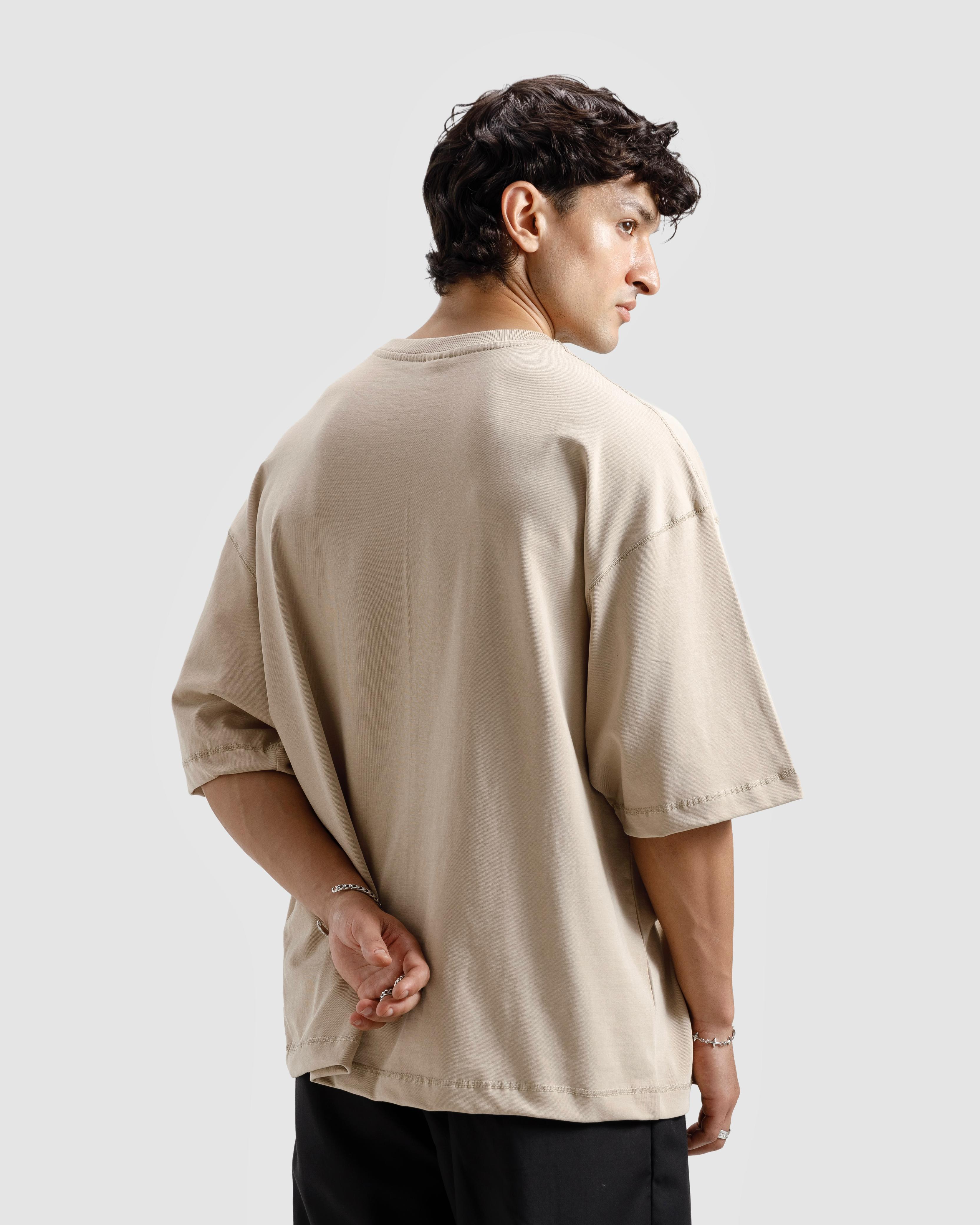 Boxy Seam Detail Basic Essential