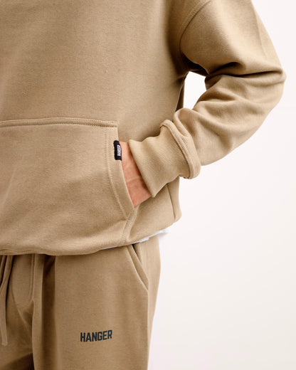 Sand Beige Essential Hoodie