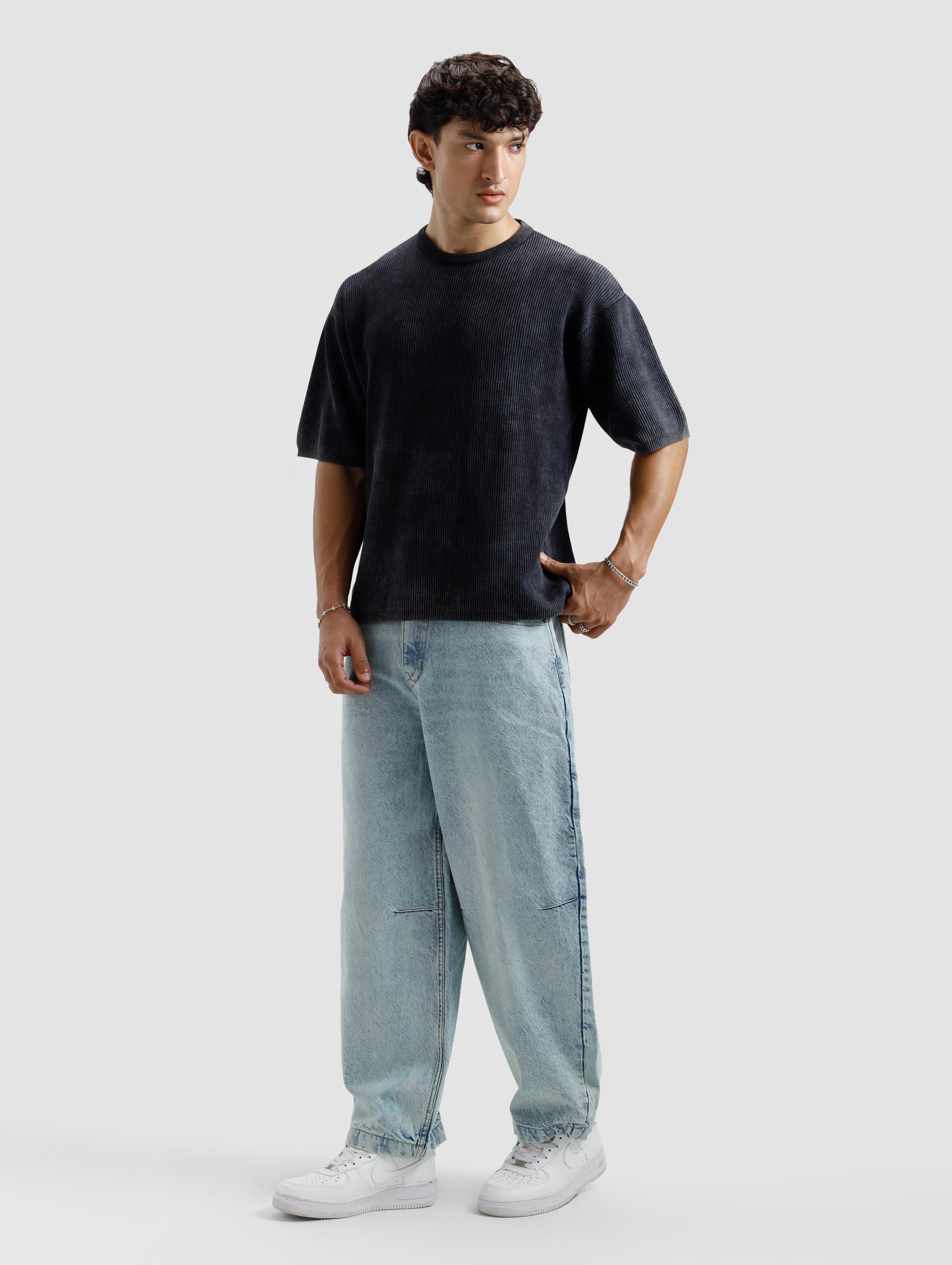 Washed Knit Basic Essential