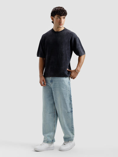 Washed Knit Basic Essential
