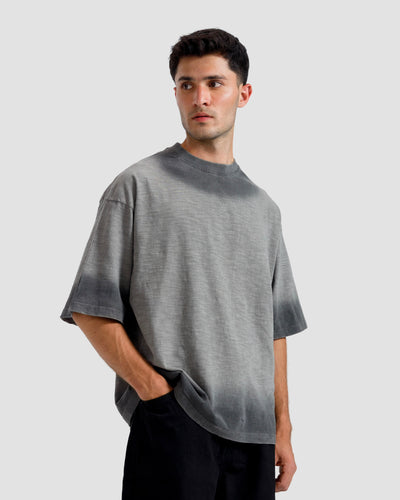 Slub Textured Washed T-Shirt