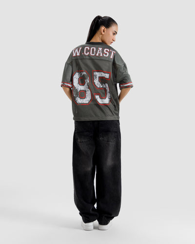 85 Varsity Print Mesh Tshirt