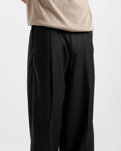 Tailored Wide Leg Pleated Pants