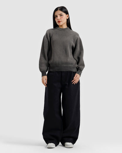 Washed Knitted Sweater