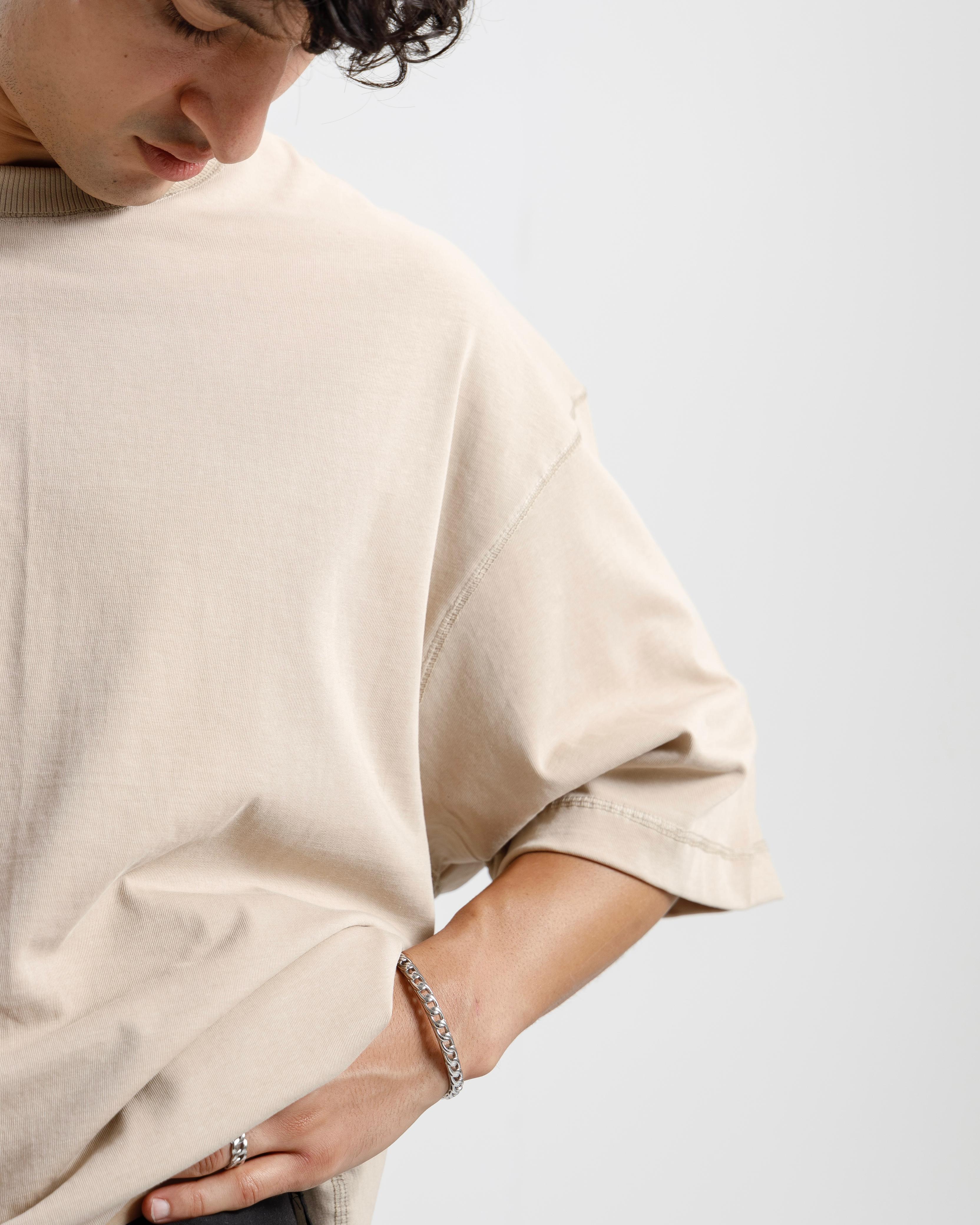 Boxy Seam Detail Basic Essential