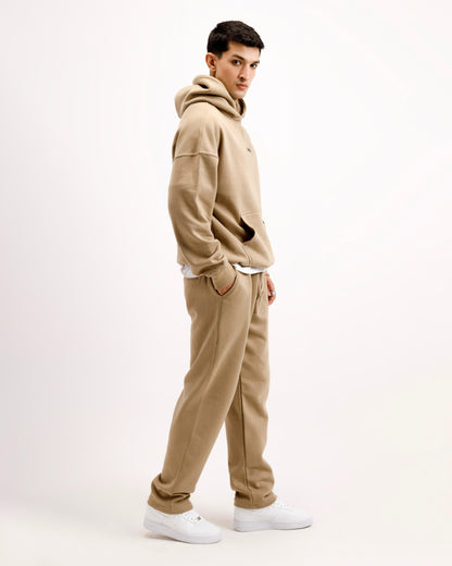 Sand Beige Essential Hoodie