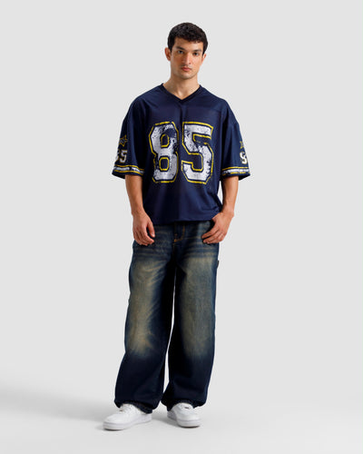 85 Varsity Print Mesh Tshirt