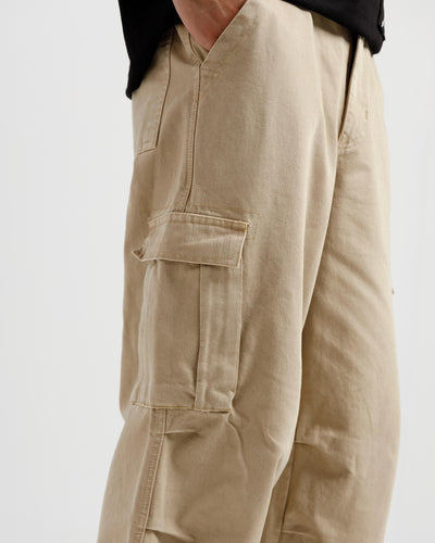 Washed Baggy Cargo Pants