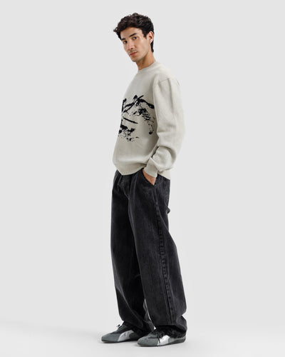 Cupid Jacquard Knitted Sweater