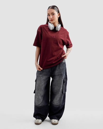 Burgundy Essential Tshirt