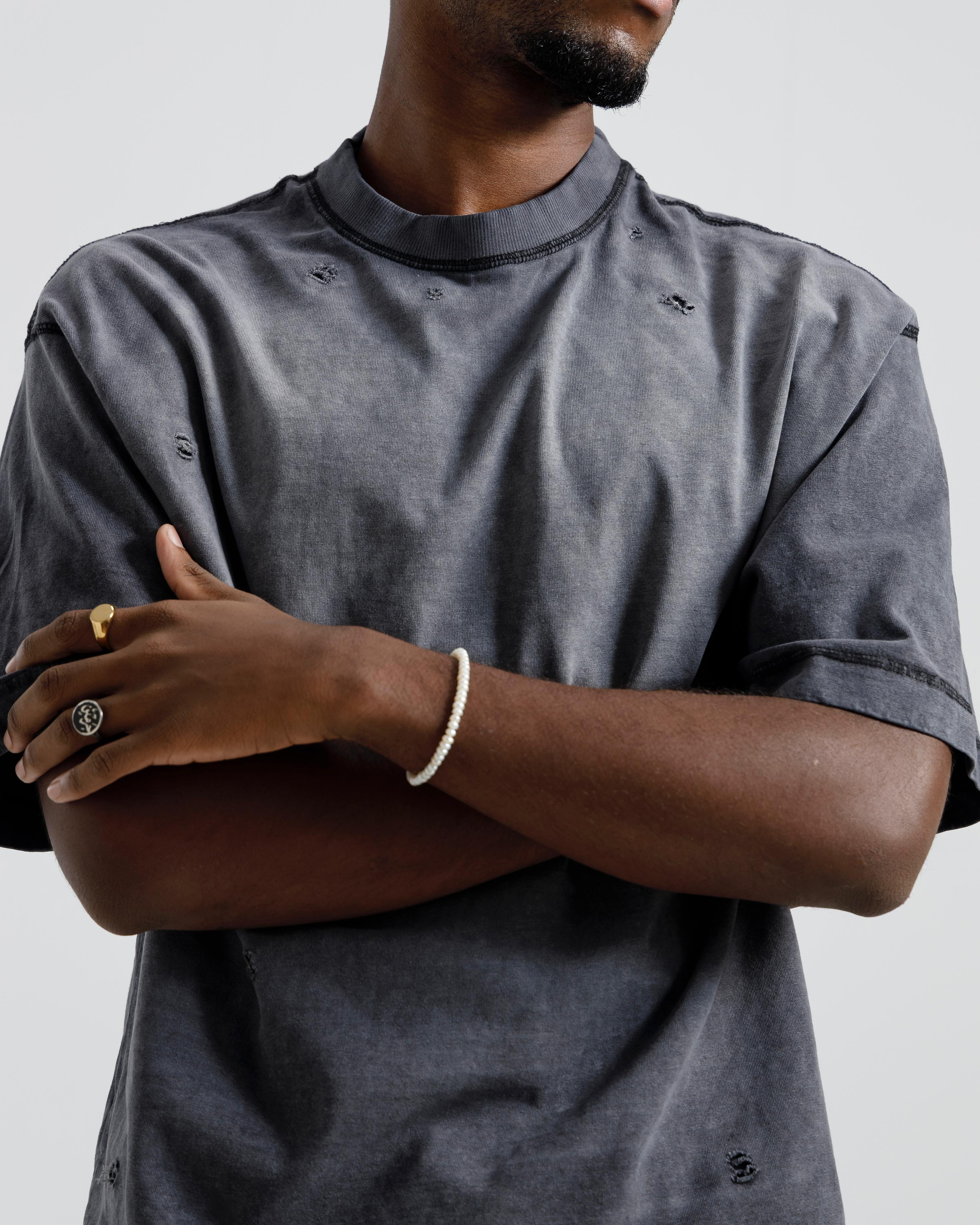 Faded Distressed Boxy Essential Tshirt