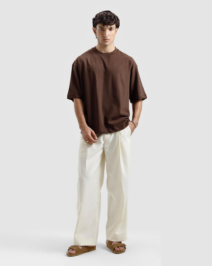 Boxy Seam Detail Basic Essential