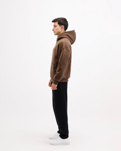 Brown Essential Hoodie