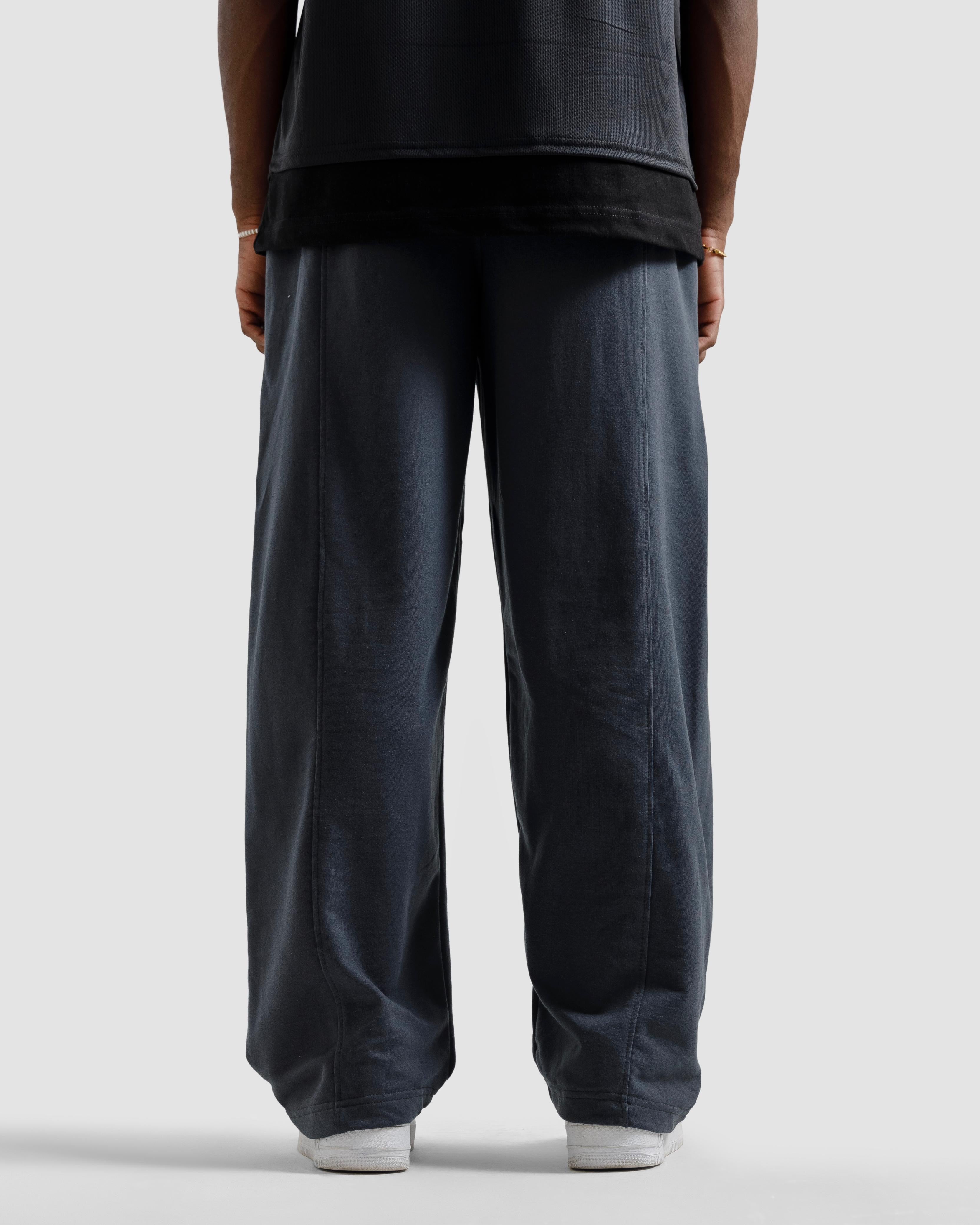 Straight-Leg Baggy Trousers