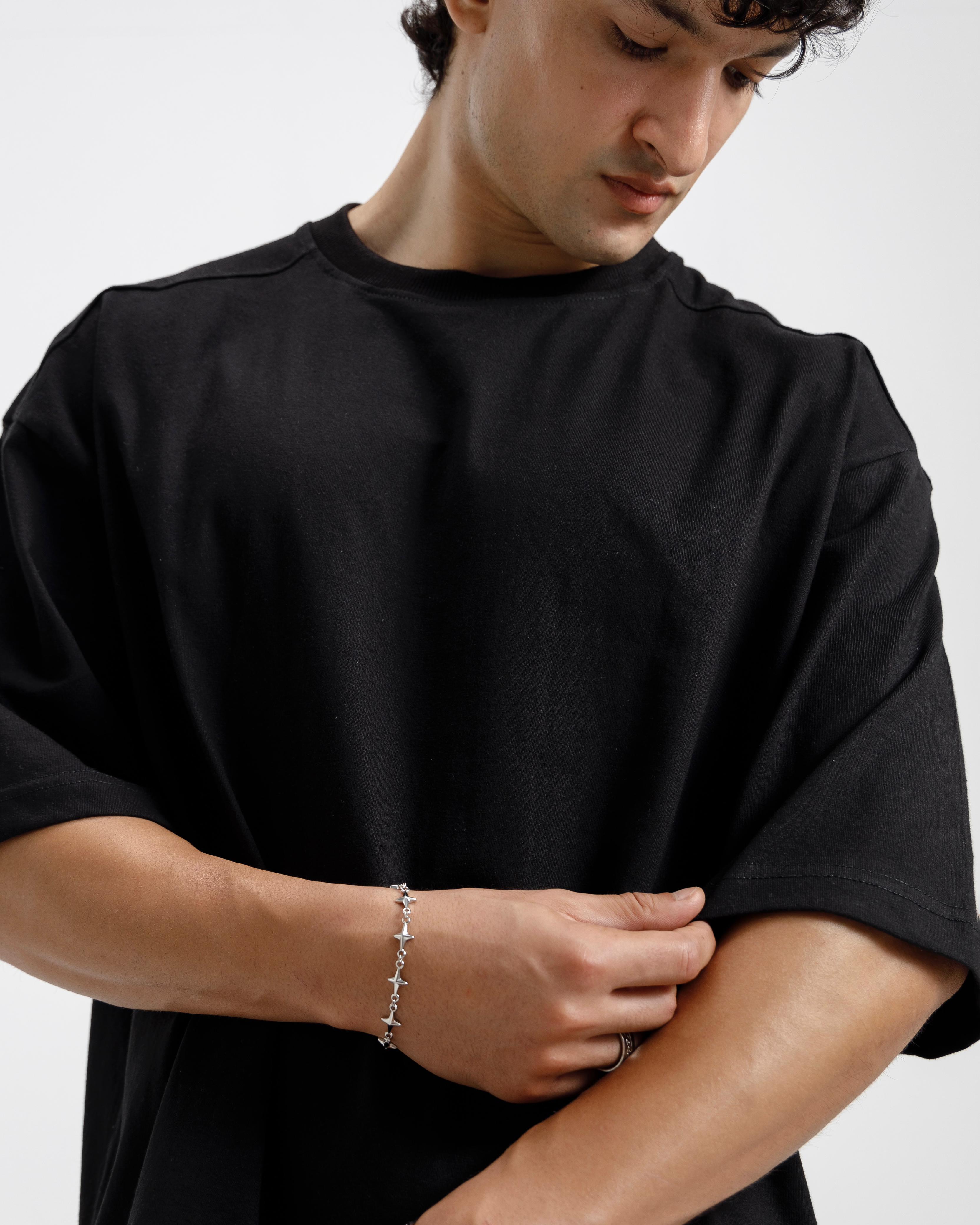 Boxy Shoulder Detail Basic Essential