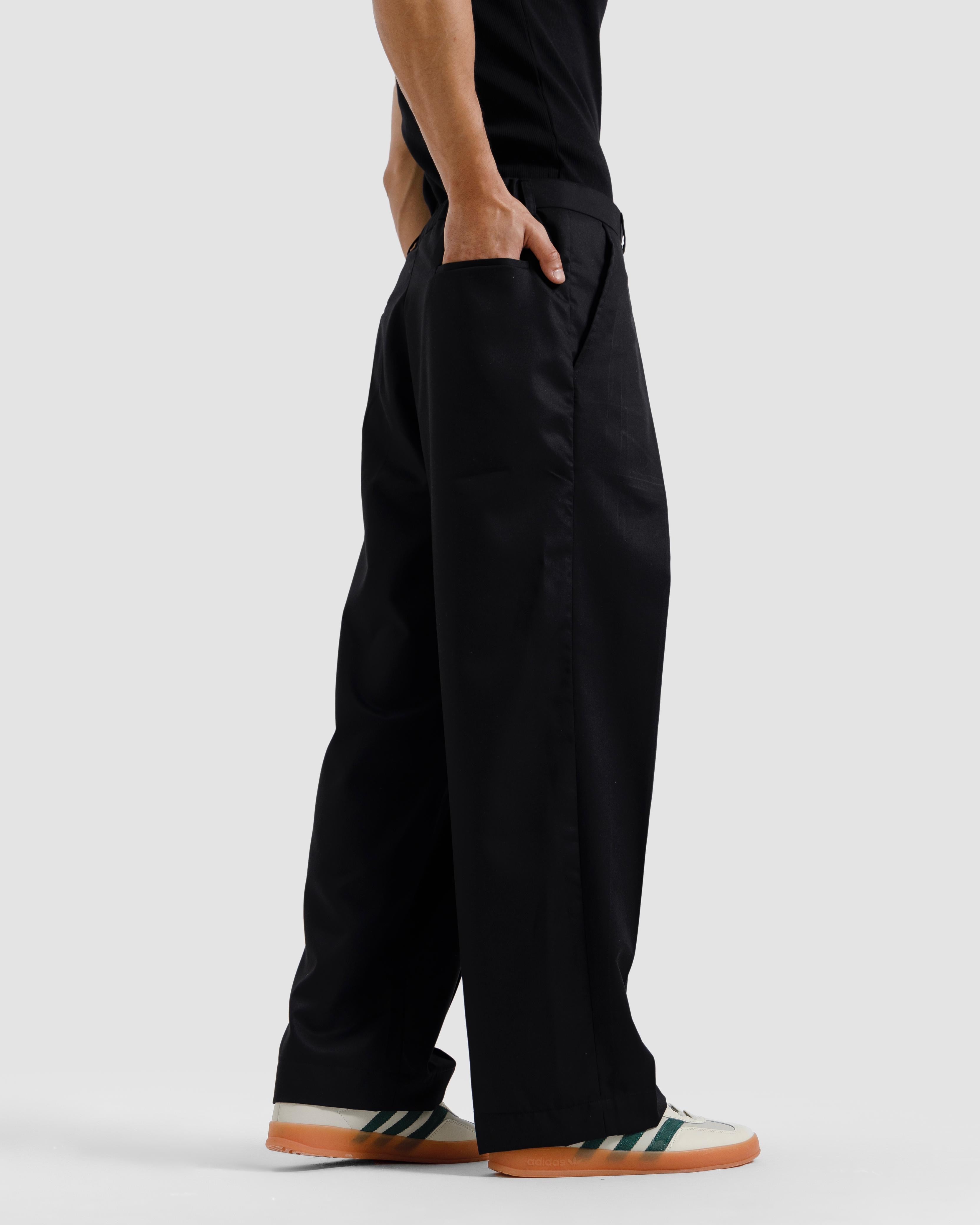 Tailored Pinstriped Pleated Pants
