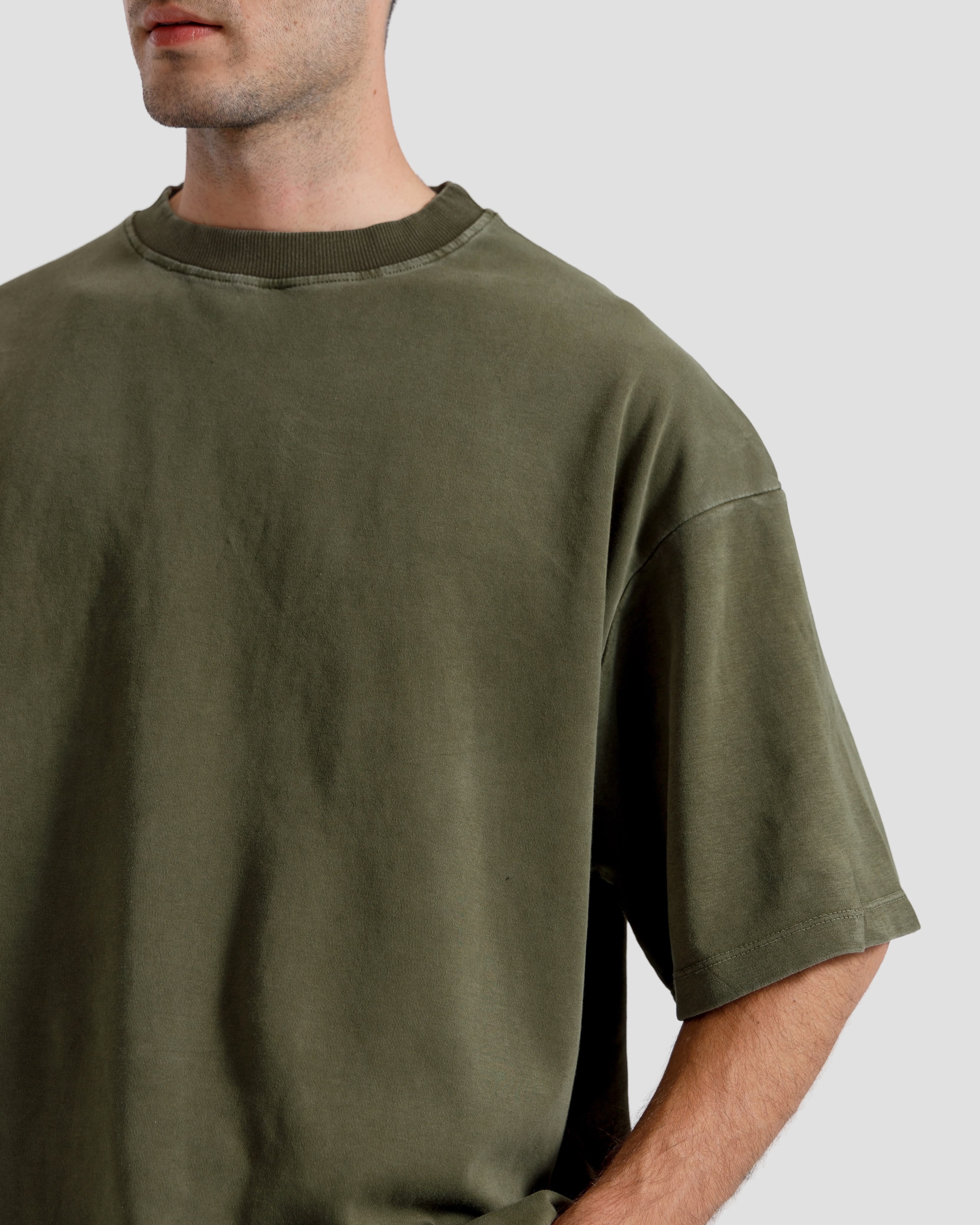 Washed Interlock Essential Tshirt