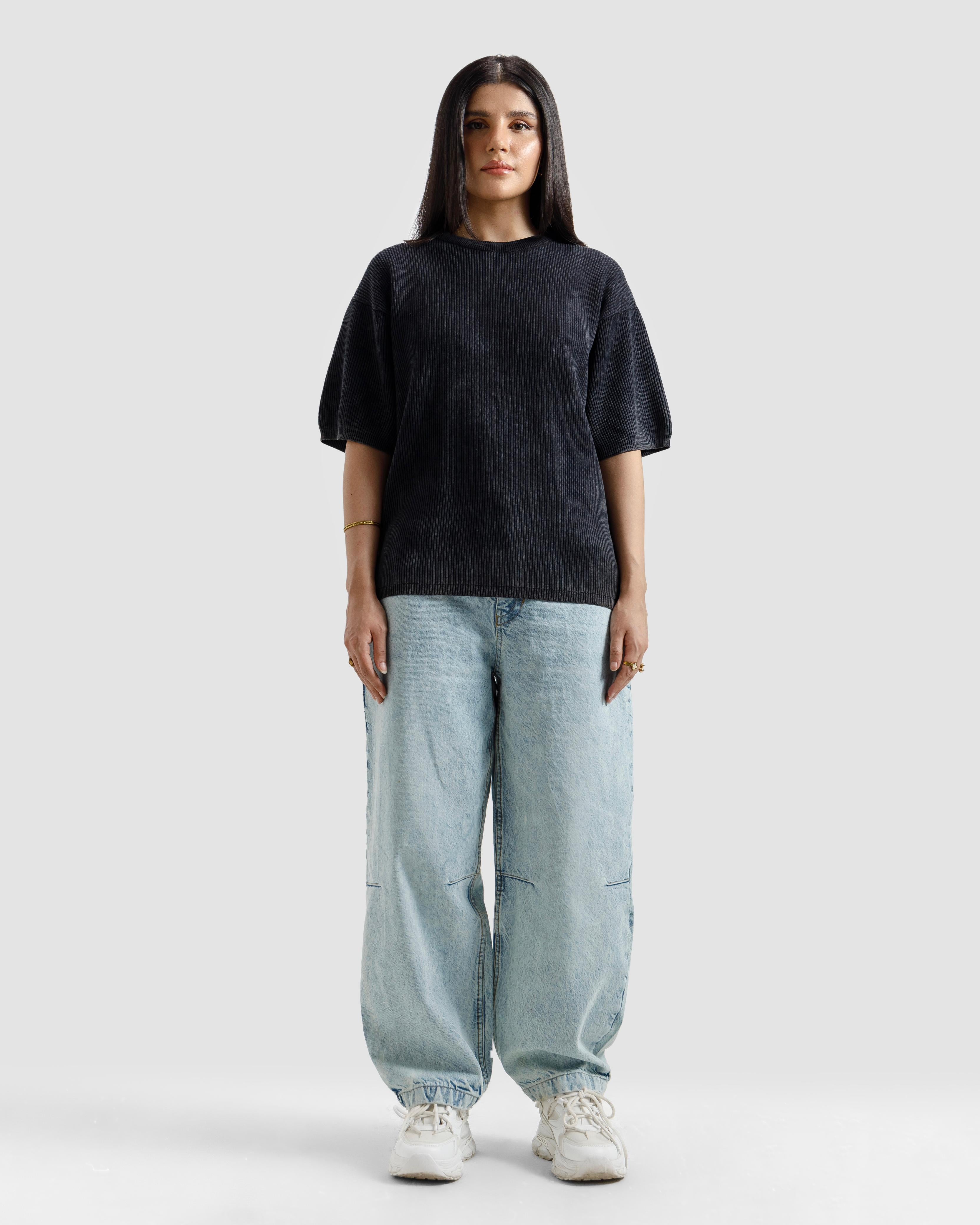 Washed Knit Basic Essential