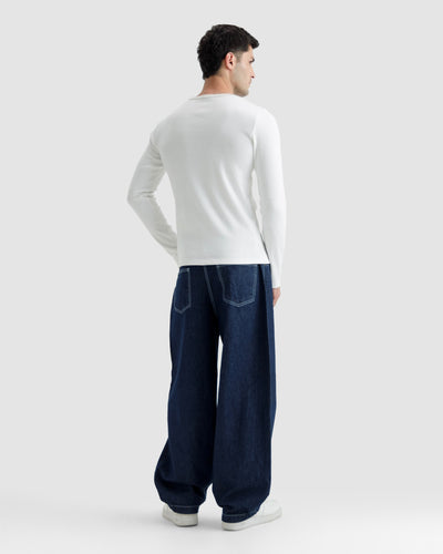 Ribbed Henley Tshirt