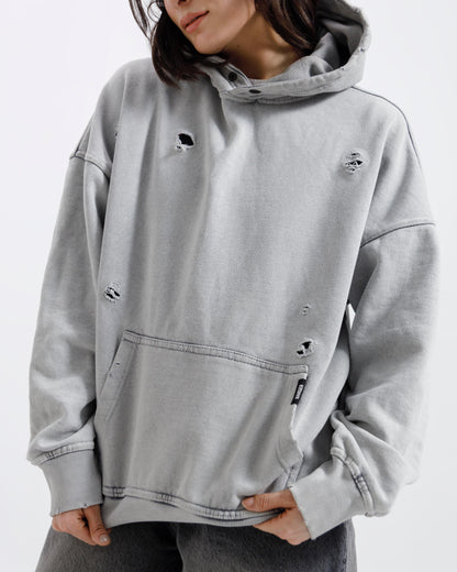 Distressed Washed Essential Hoodie