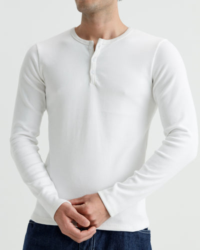 Ribbed Henley Tshirt
