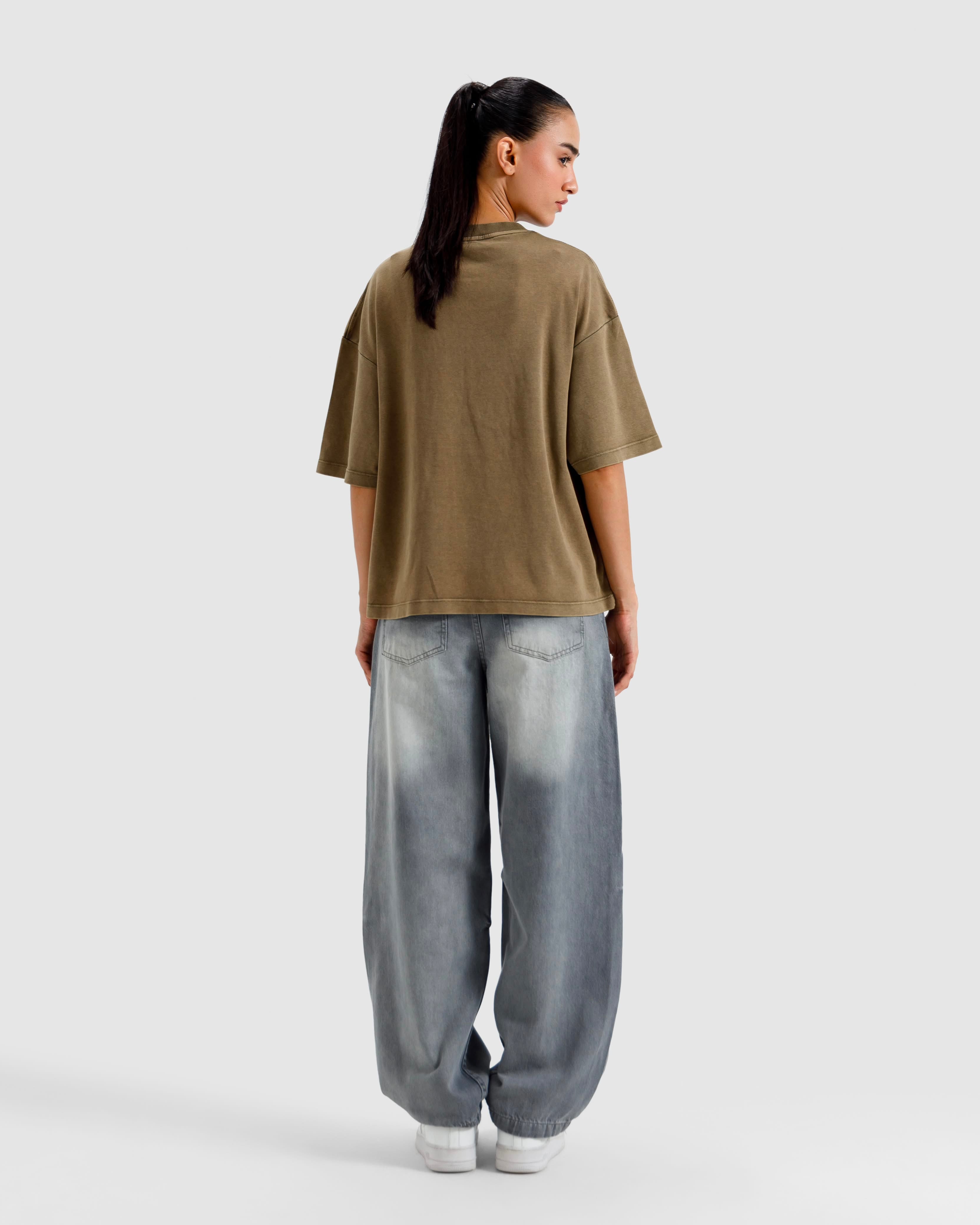 Washed Interlock Essential Tshirt