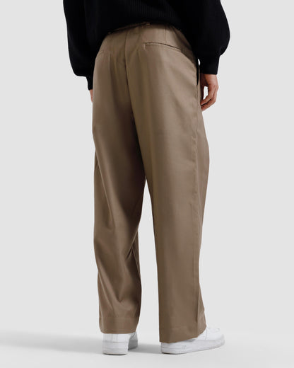 Tailored Pinstriped Pleated Pants