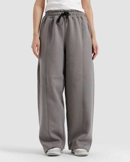 Straight-Leg Baggy Trousers