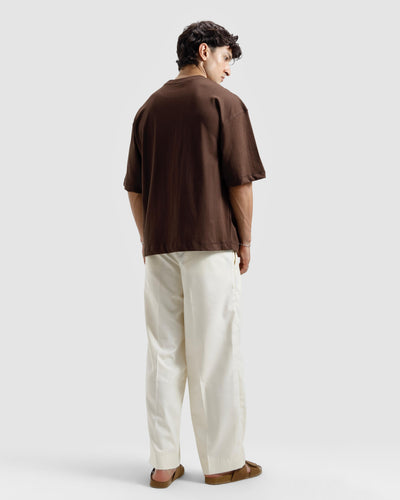 Boxy Seam Detail Basic Essential