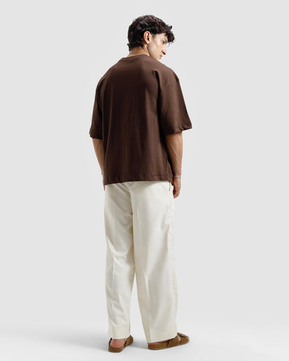 Boxy Seam Detail Basic Essential
