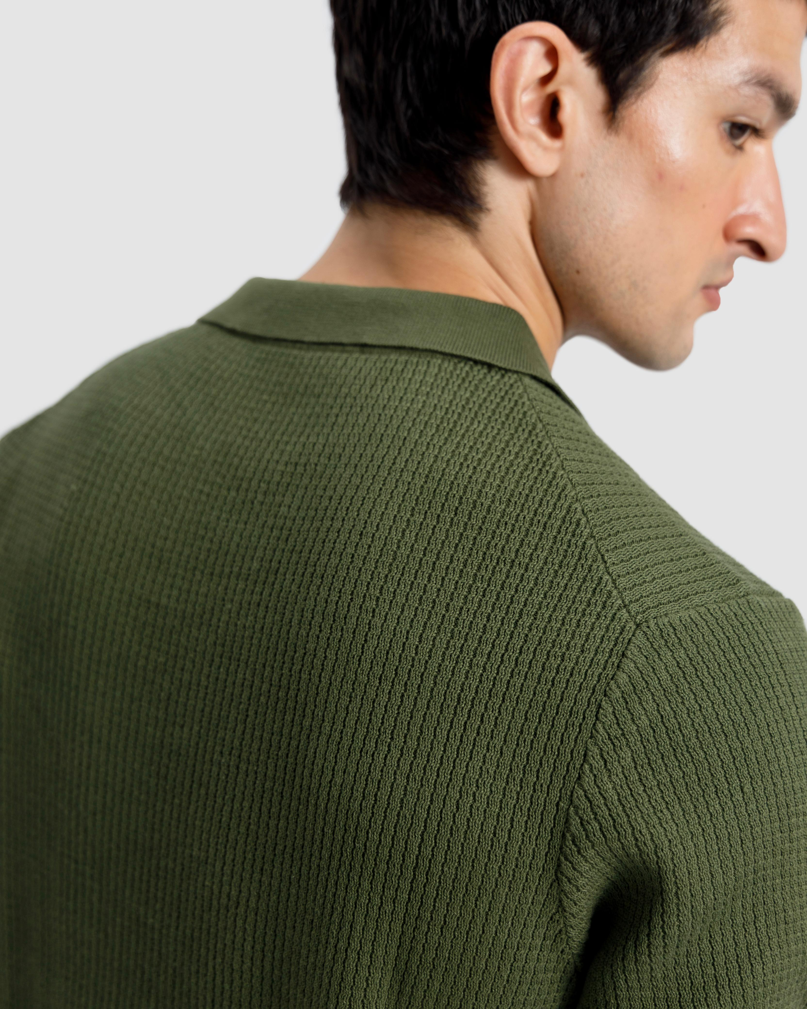 Textured Knit Polo