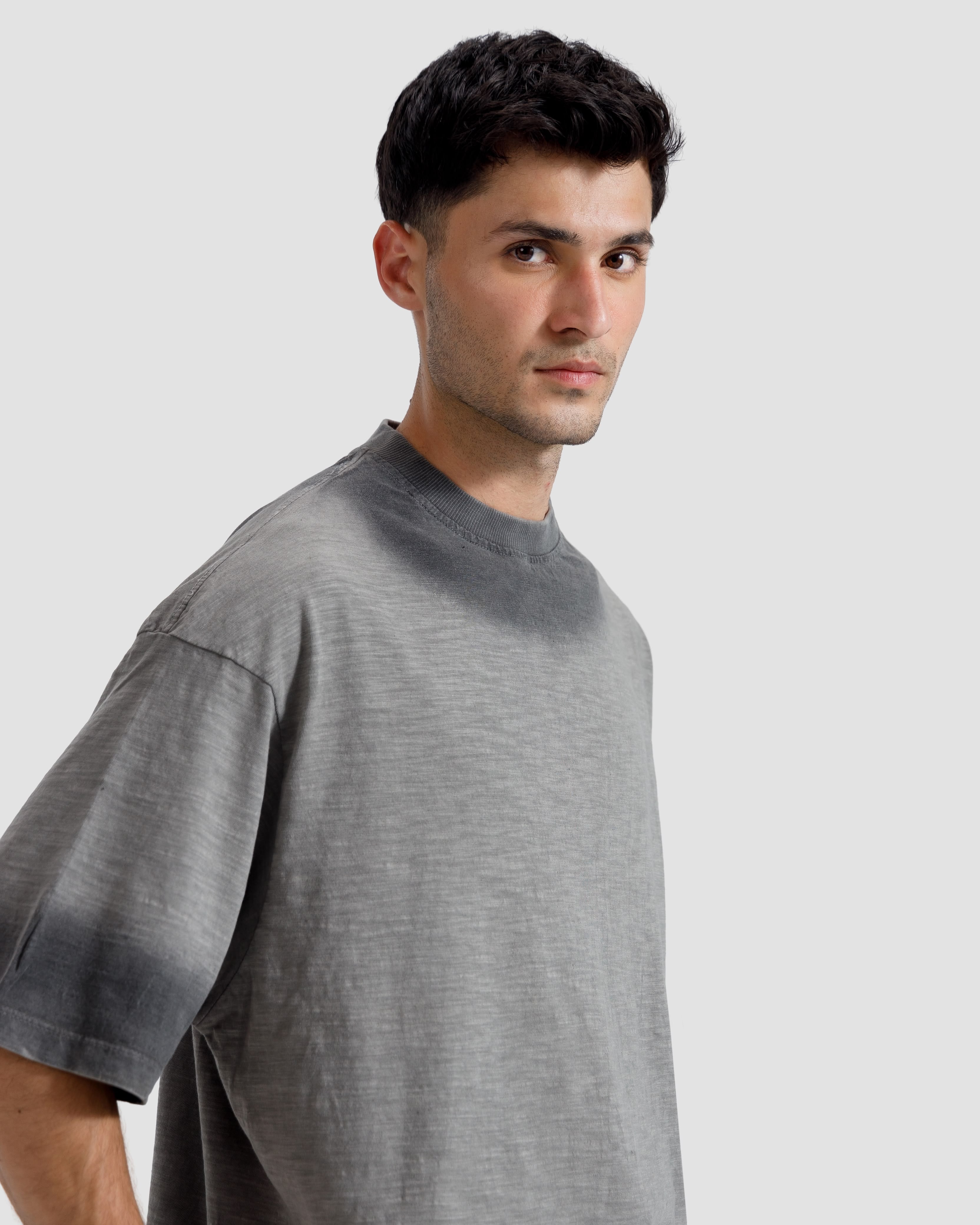 Slub Textured Washed T-Shirt