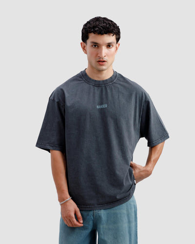 Washed Dark Grey Essential Tshirt