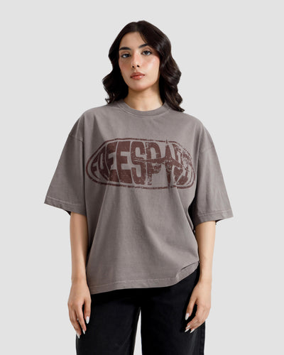 Washed Printed Tshirt