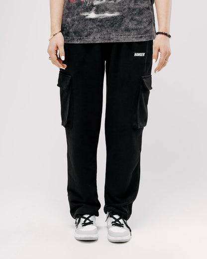 Black Cargo Trousers