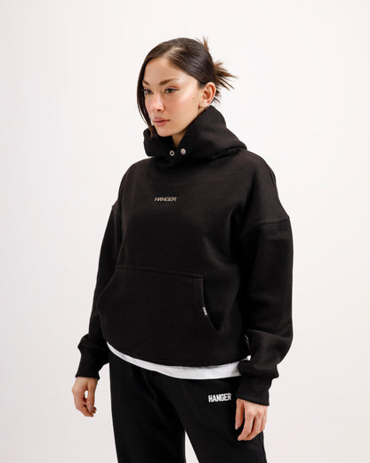 Black Essential Hoodie